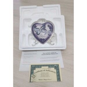 Bradford Exchange Mother's Wings Of Love‎ #A0481 First Issue Porcelain Heart